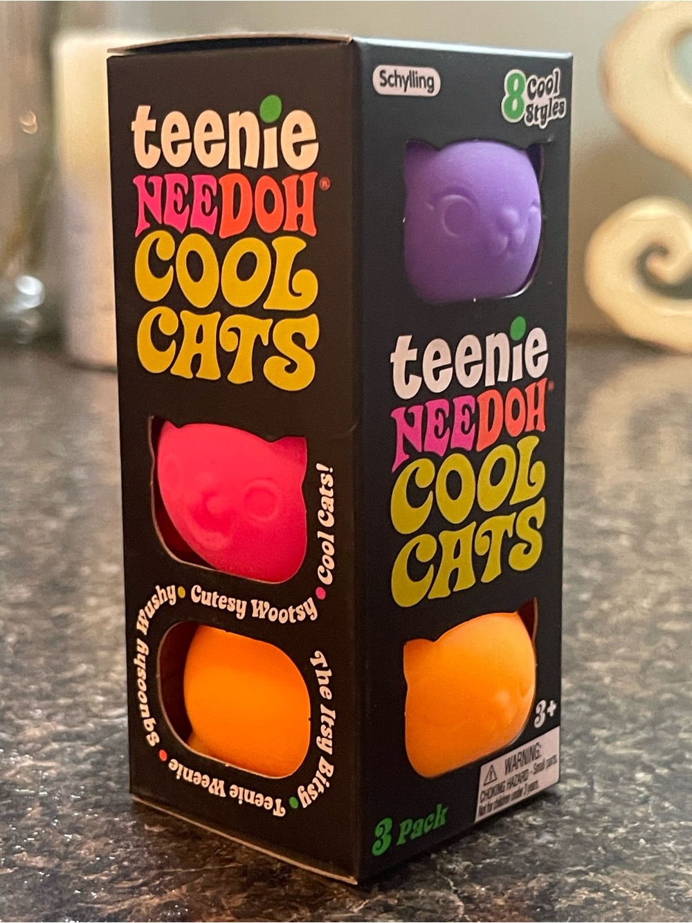 NeeDoh Teenie cool cats 3 pack!